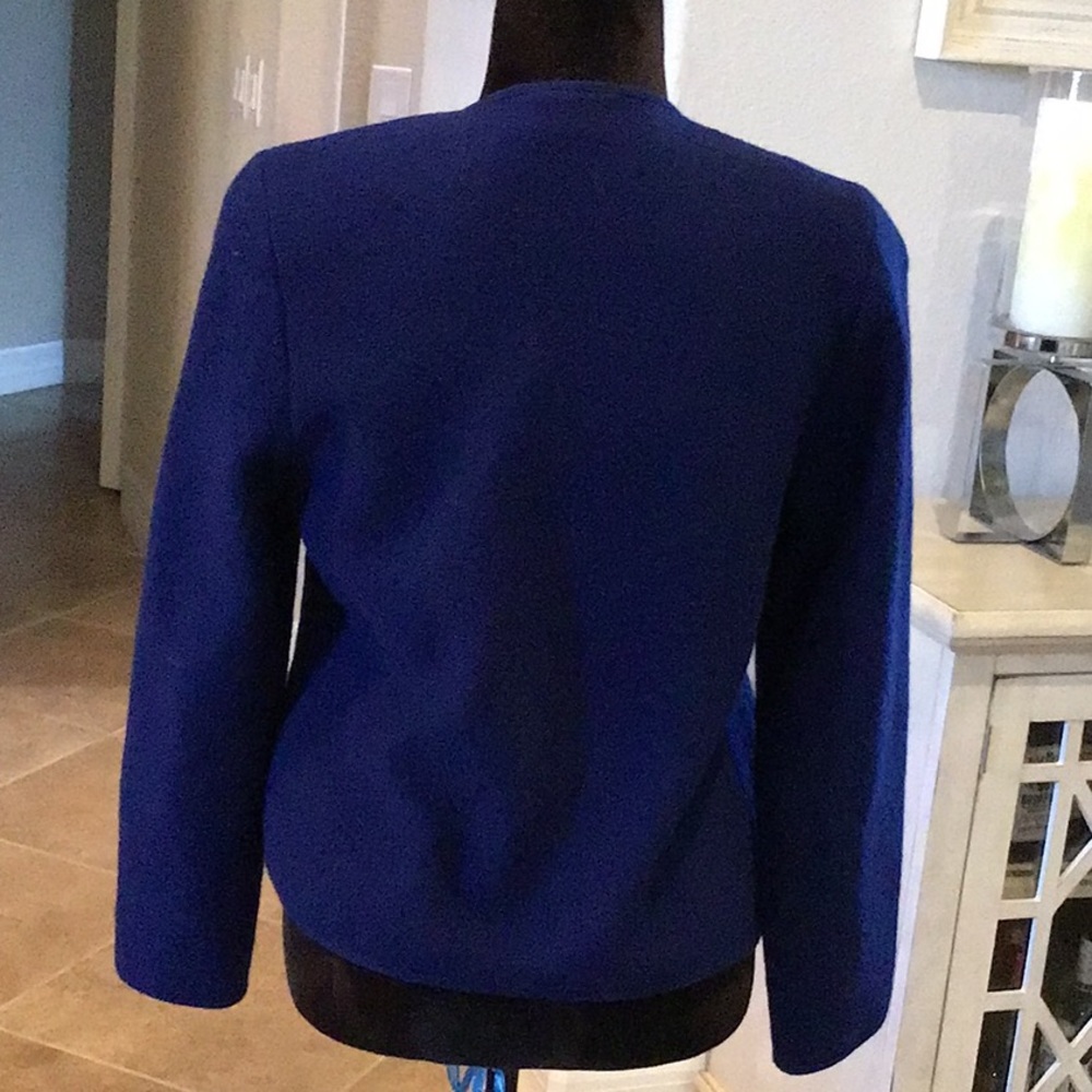 Geiger Wool Jacket, Five Button Front, Dark Blue,… - image 7